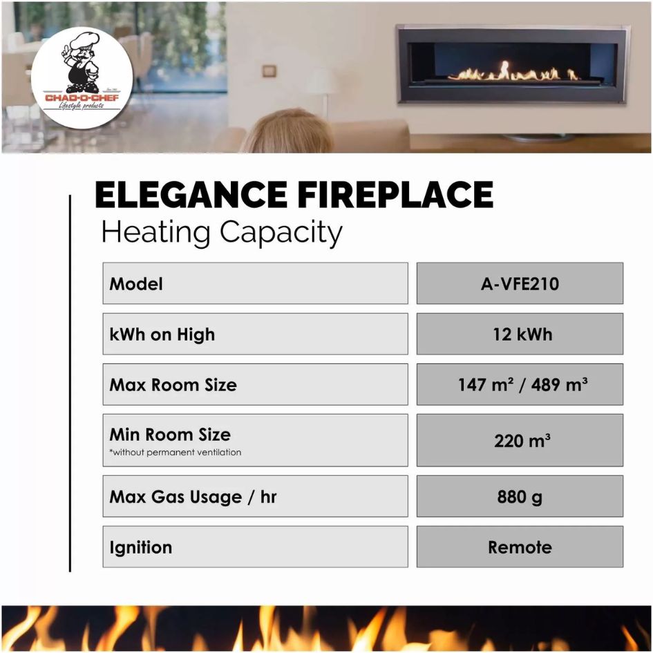 Chad-O-Chef Elegance Fireplace - Image 5