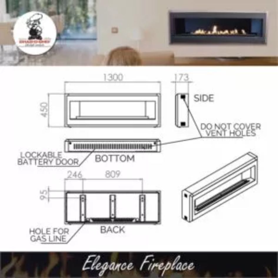 Chad-O-Chef Elegance Fireplace - Image 4