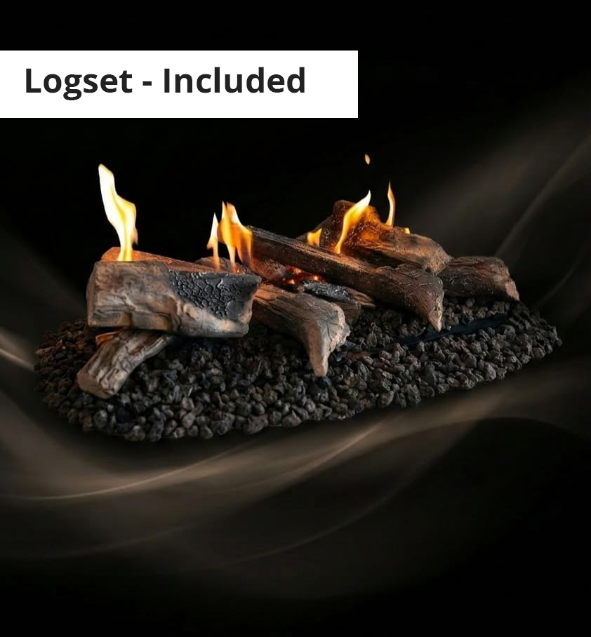 A.I. Haul (Vent-Free Gas Fireplace using fat 14kg Gas Bottle) including logset and lava rocks - Image 4