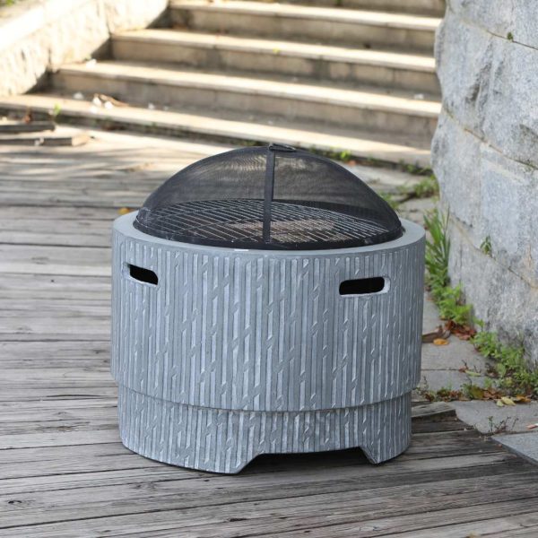 Adra Wood firepit with BBQ function - Image 5