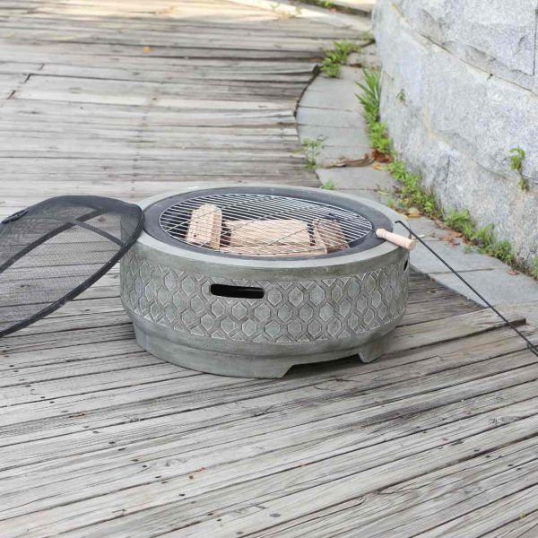 Alaz Wood Firepit with Braai function - Image 9
